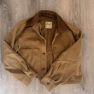 Short Twill Barn Jacket - oversized